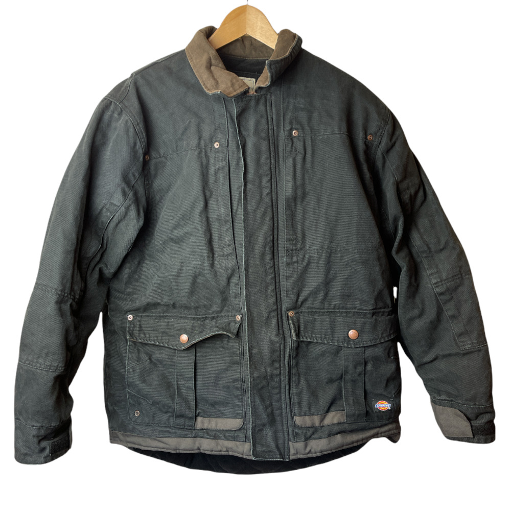 Dickies A Legend In Work Black Utility Jacket Men's Size L